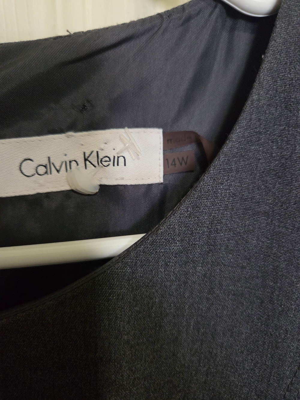 Calvin Klein Women's Dark Gray Dress